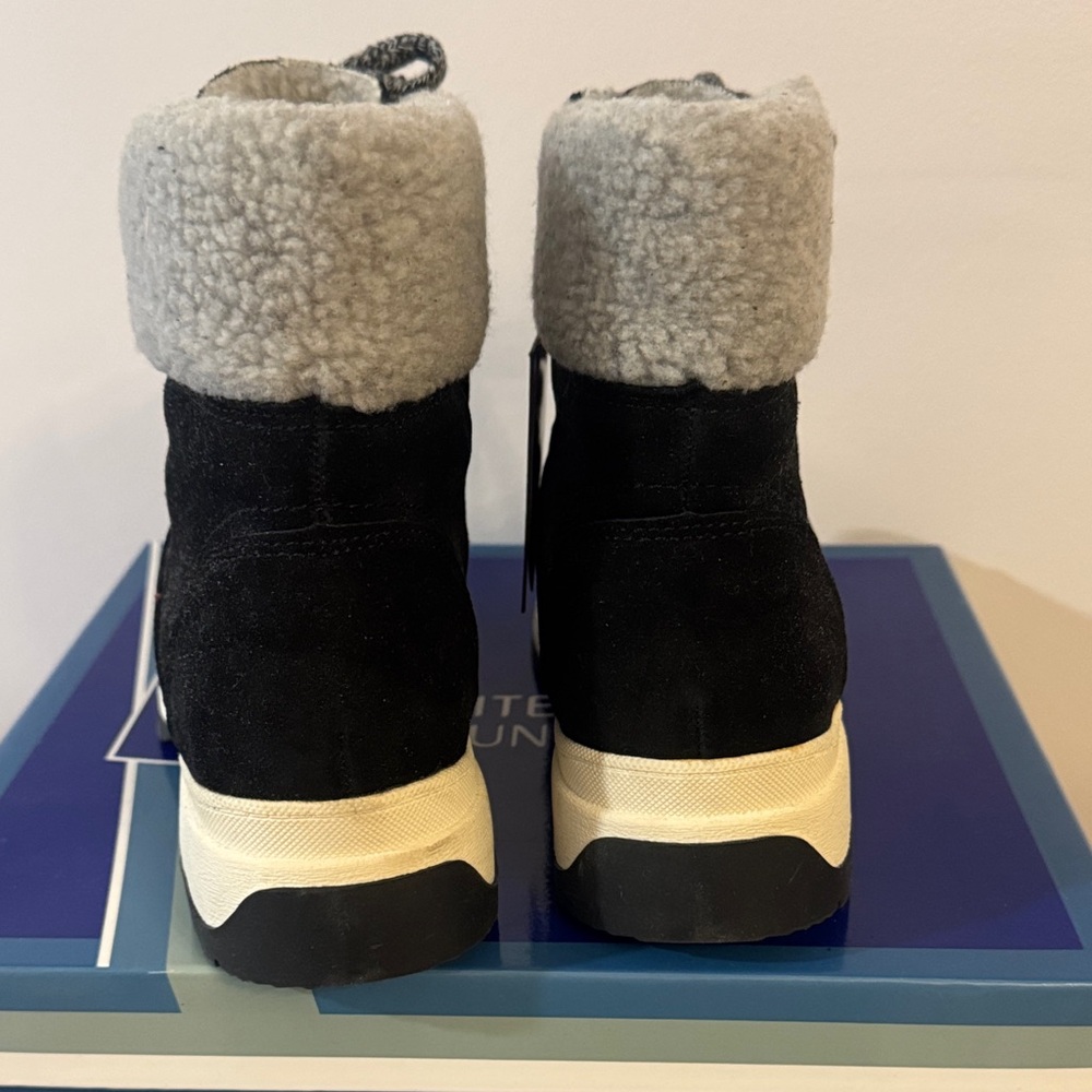 White Mountain Black and Gray Winter Boots - Picture 3 of 4